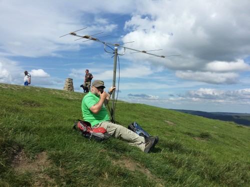 M0TAZ on Mam Tor